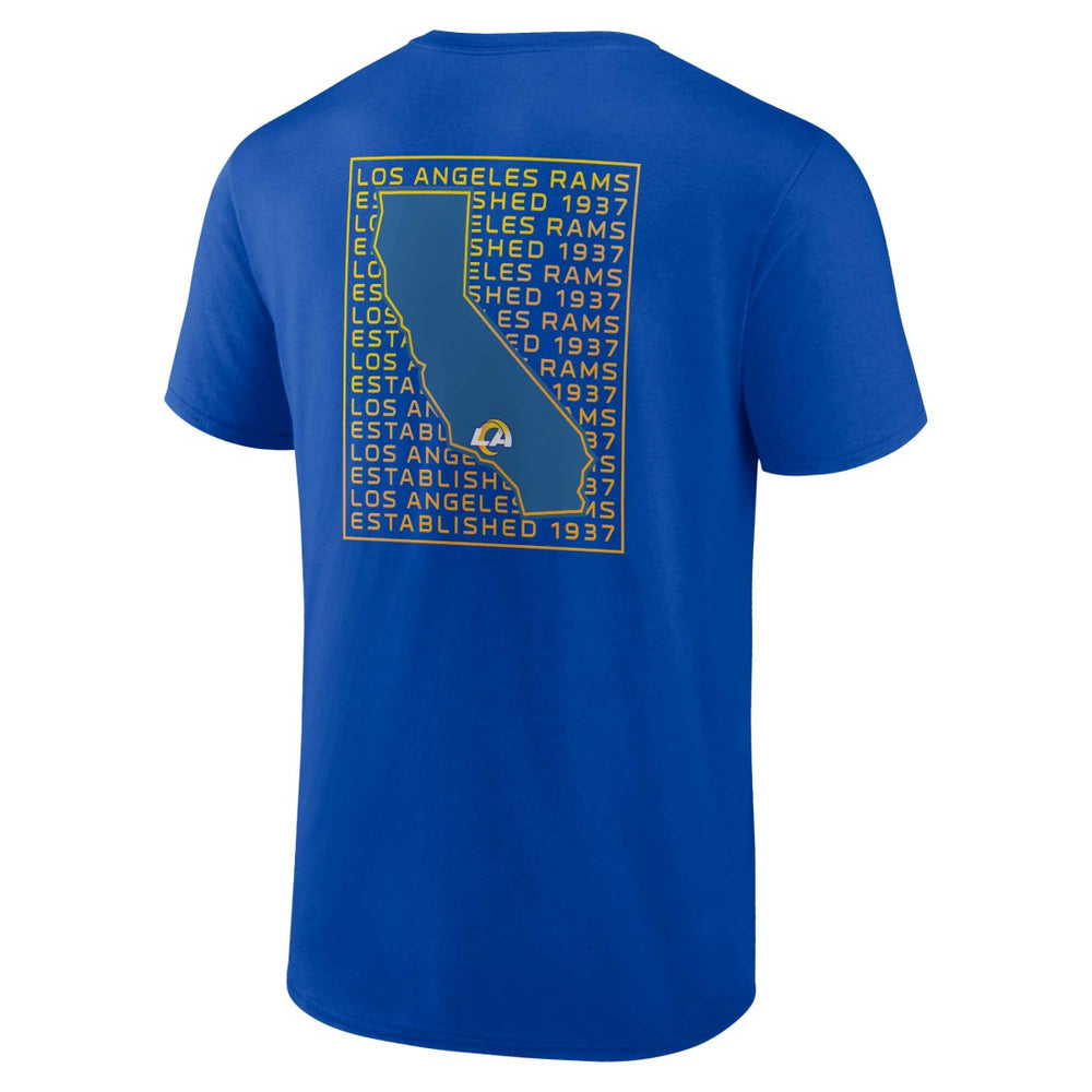 Los Angeles Rams Home Field Advantage T-Shirt Royal