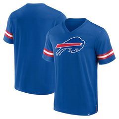 Buffalo Bills Jersey Tackle V-Neck T-Shirt Royal