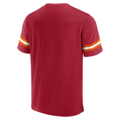 Tampa Bay Buccaneers Jersey Tackle V-Neck T-Shirt Red