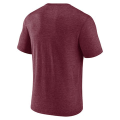 Arizona Cardinals Retro Tri-Blend T-Shirt Heather Cardinal