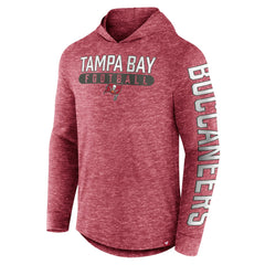 Tampa Bay Buccaneers Pill Stack Long Sleeve Hoodie T-Shirt Heather Red