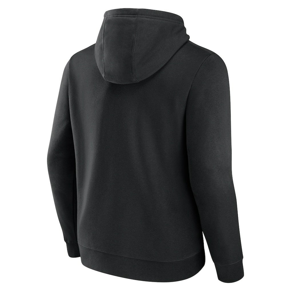 Las Vegas Raiders Primary Logo Fleece Pullover Hoodie Black