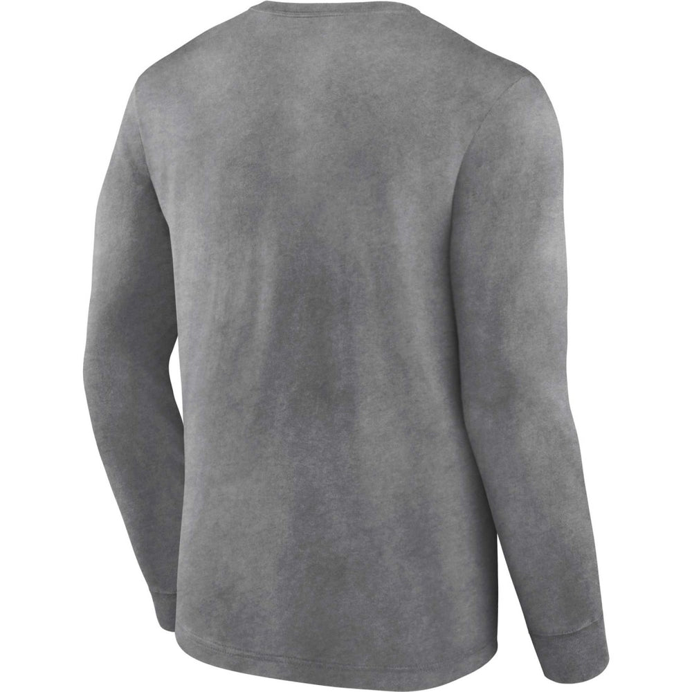 Tampa Bay Buccaneers Washed Primary Long Sleeve T-Shirt Heather Charcoal