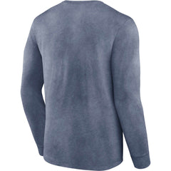 Tennessee Titans Washed Primary Long Sleeve T-Shirt Heather Navy