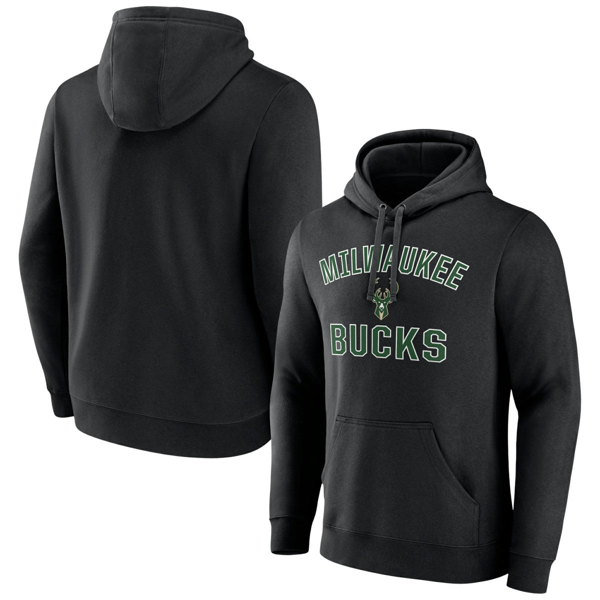 Black Victory Arch Pullover Hoodie Black