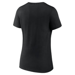 Boston Celtics Women's Wordmark V-Neck T-Shirt Black