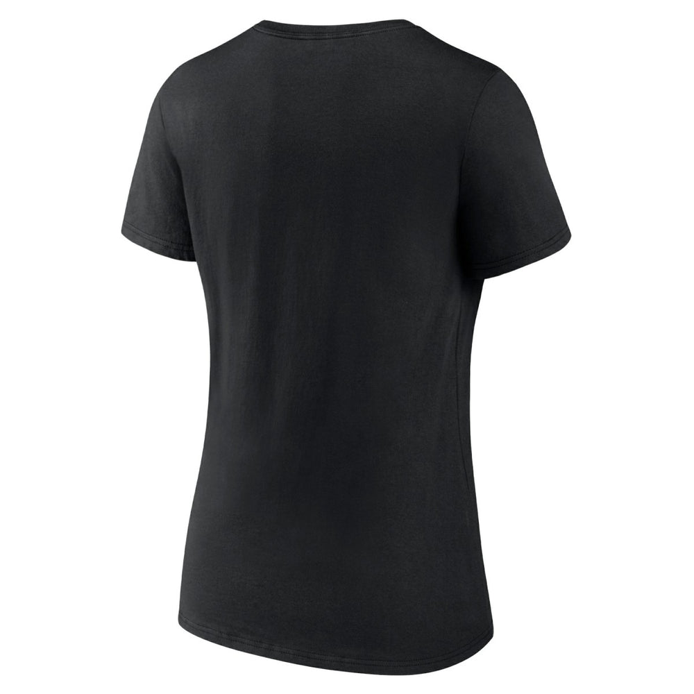 Portland Trail Blazers Women's Wordmark V-Neck T-Shirt Black