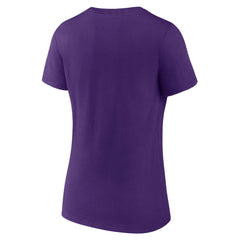 Sacramento Kings Women's Wordmark V-Neck T-Shirt Purple