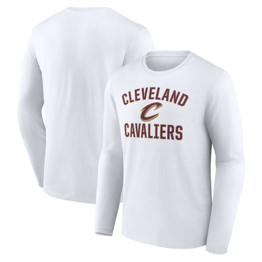 Cleveland Cavaliers Victory Arch Logo Long Sleeve T-Shirt White