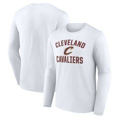 Cleveland Cavaliers Victory Arch Logo Long Sleeve T-Shirt White