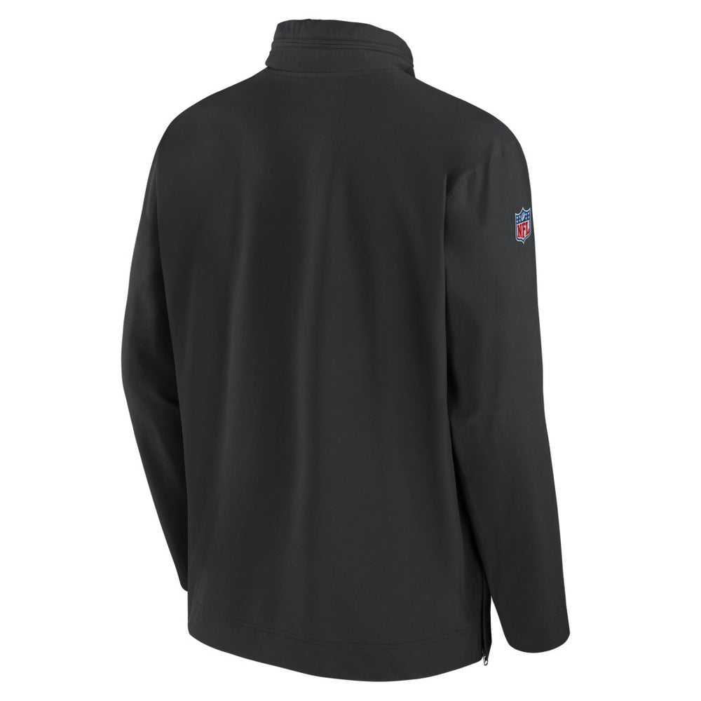 New York Jets Sideline Coach Half-Zip Jacket Black