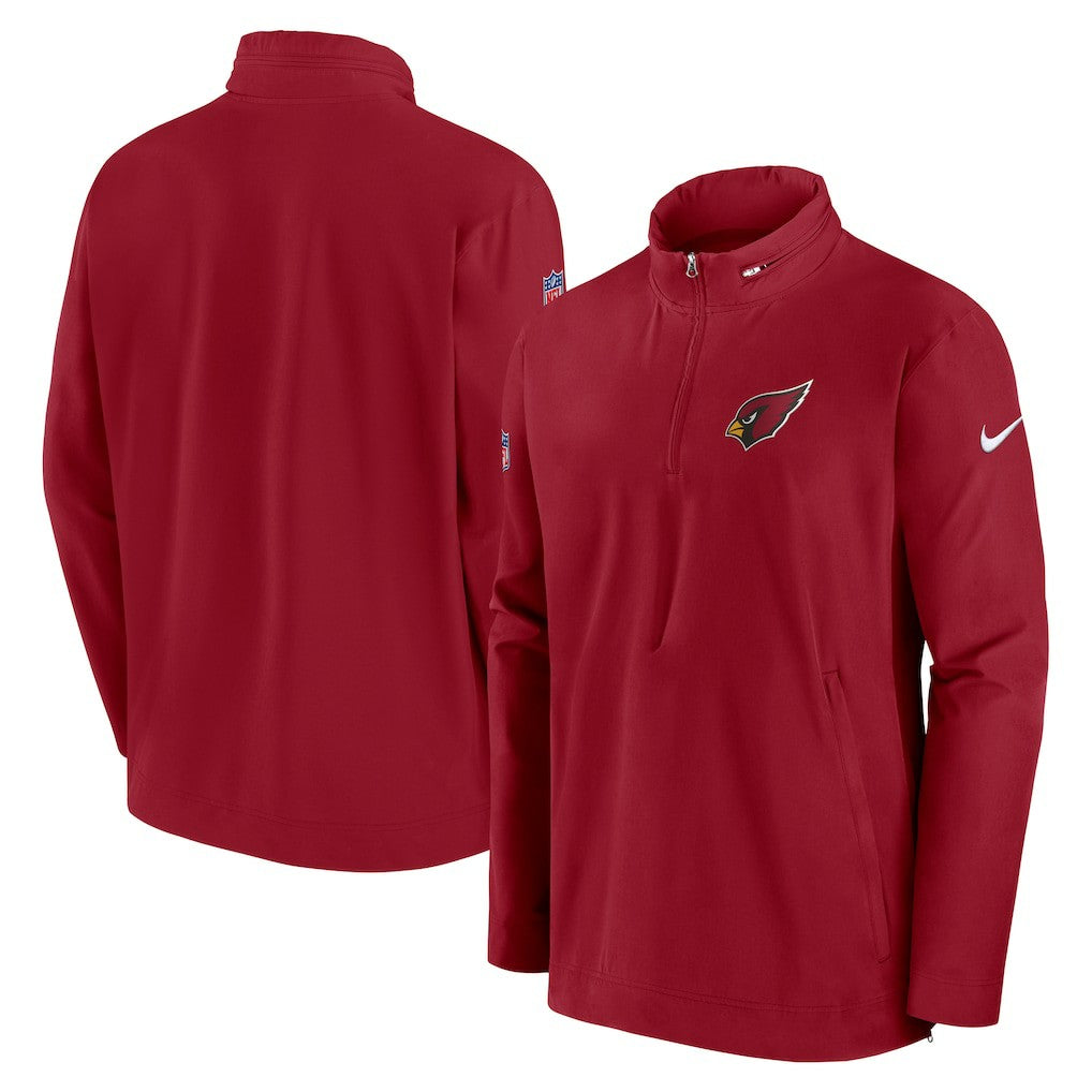 Arizona Cardinals Sideline Coach Half-Zip Jacket Cardinal