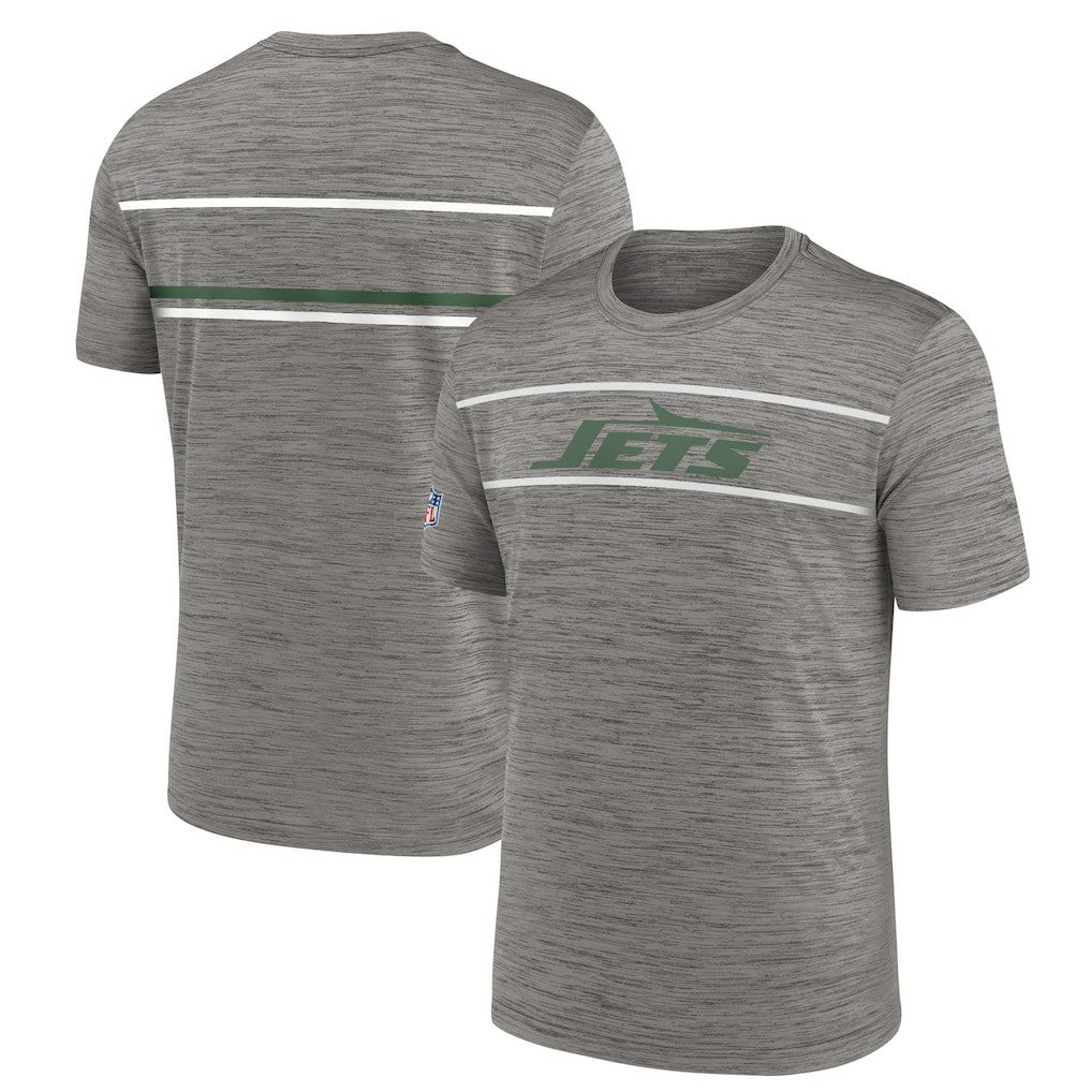 New York Jets Legacy Sideline Performance T-Shirt Heather Charcoal