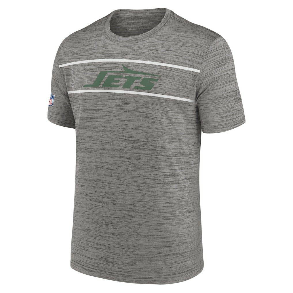 New York Jets Legacy Sideline Performance T-Shirt Heather Charcoal