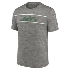 New York Jets Legacy Sideline Performance T-Shirt Heather Charcoal