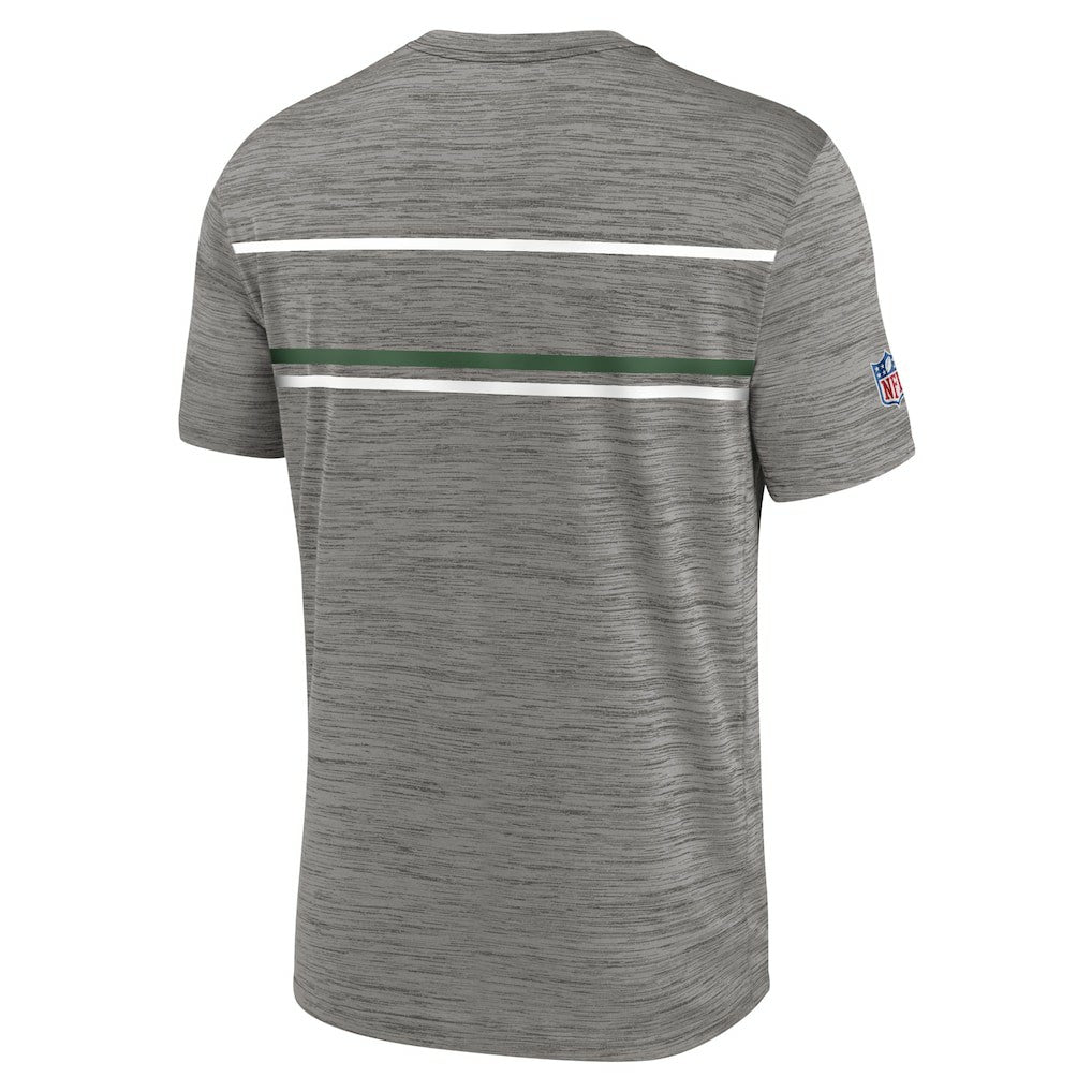 New York Jets Legacy Sideline Performance T-Shirt Heather Charcoal