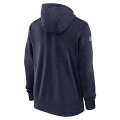 Tennessee Titans 2023/24 Sideline Club Full-Zip Hoodie Navy