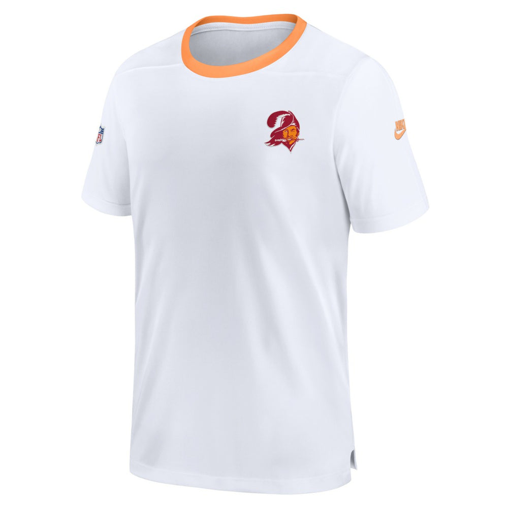 Tampa Bay Buccaneers Throwback Coach Performance T-Shirt White