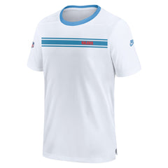 Tennessee Titans Oilers Throwback Sideline Coach Alternate Performance T-Shirt White
