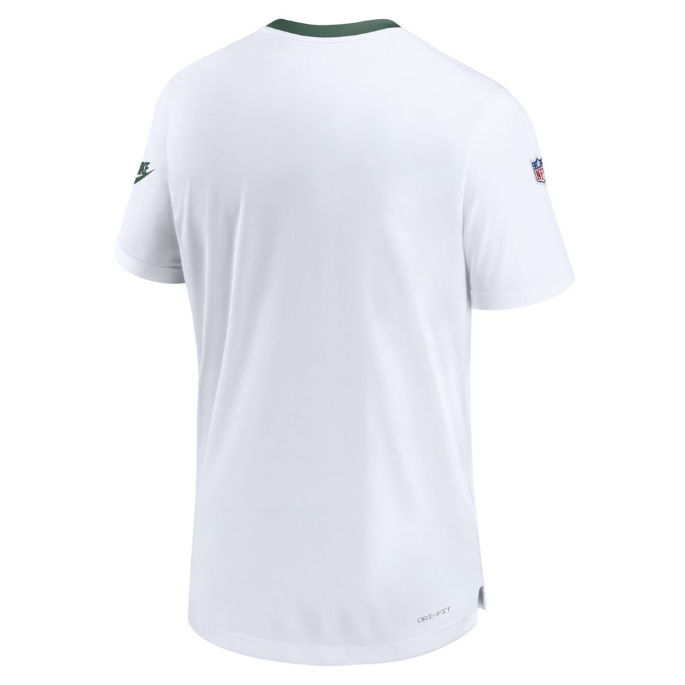 Green Bay Packers Men's Sideline Coaches Alternate Performance T-Shirt White