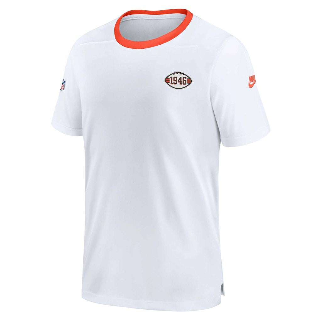Cleveland Browns Men's Sideline Coaches Alternate Performance T-Shirt White