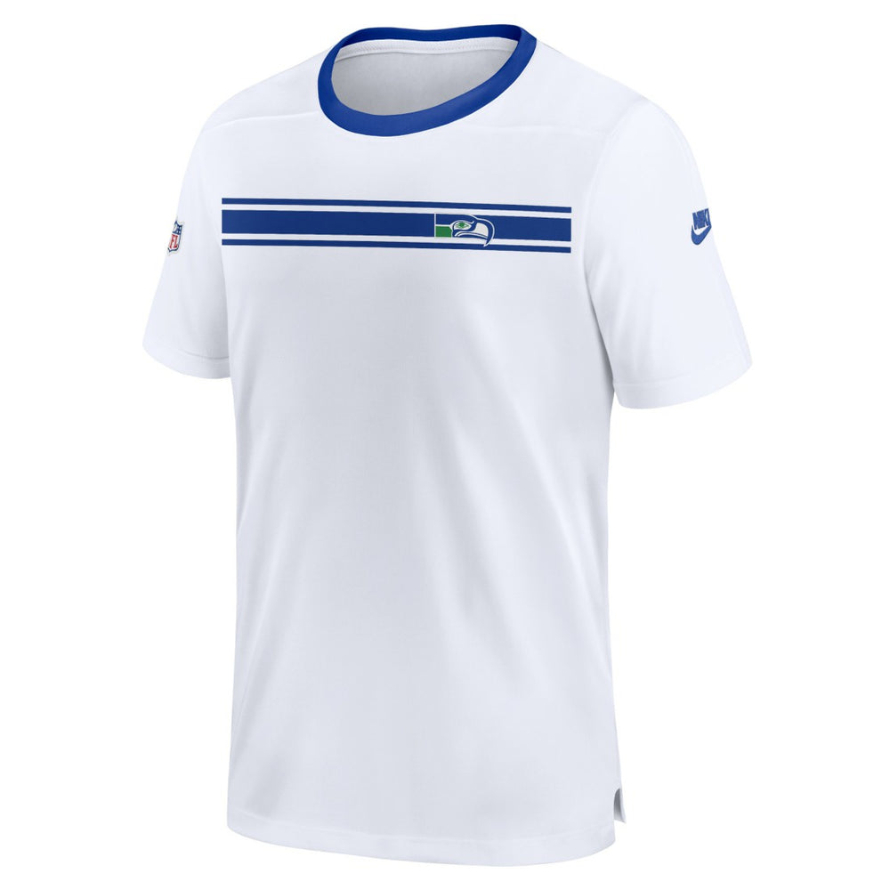 Seattle Seahawks Throwback Sideline Coaches Performance T-Shirt White