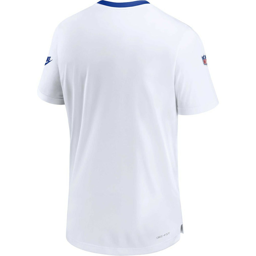 New York Giants Men's Sideline Coaches Alternate Performance T-Shirt White
