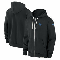 Tennessee Titans Sideline Performance Full-Zip Hoodie Jacket Black