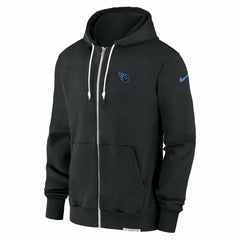 Tennessee Titans Sideline Performance Full-Zip Hoodie Jacket Black