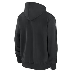 New York Jets Sideline Performance Full-Zip Hoodie Sweatshirt Black