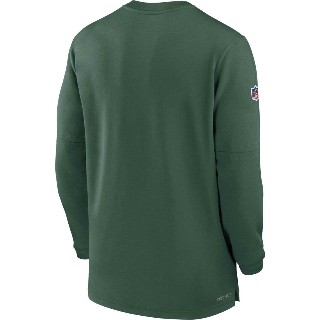 Green Bay Packers 2023 Sideline Performance Long Sleeve Tri-Blend Quarter-Zip Top Green