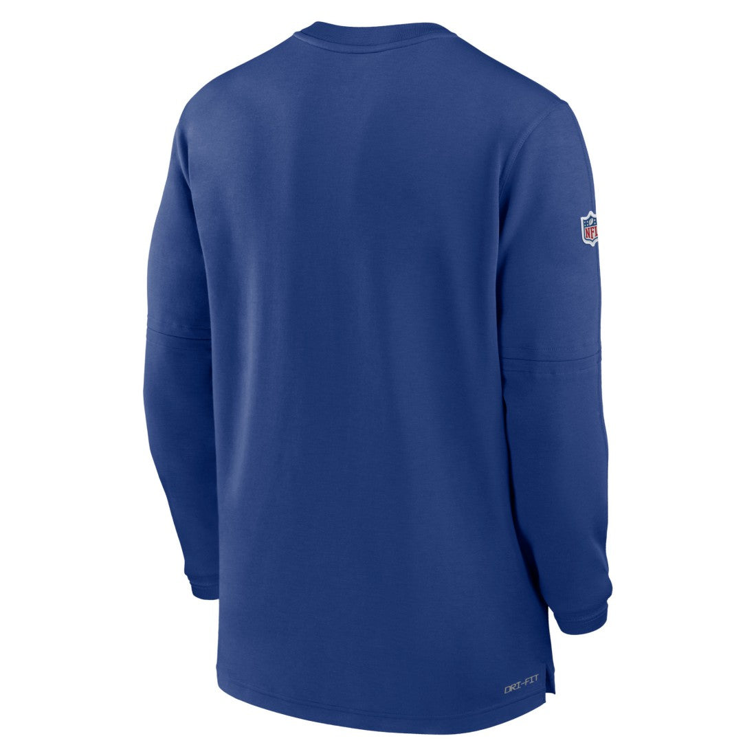 New York Giants 2023 Sideline Performance Long Sleeve Tri-Blend Quarter-Zip Top Royal