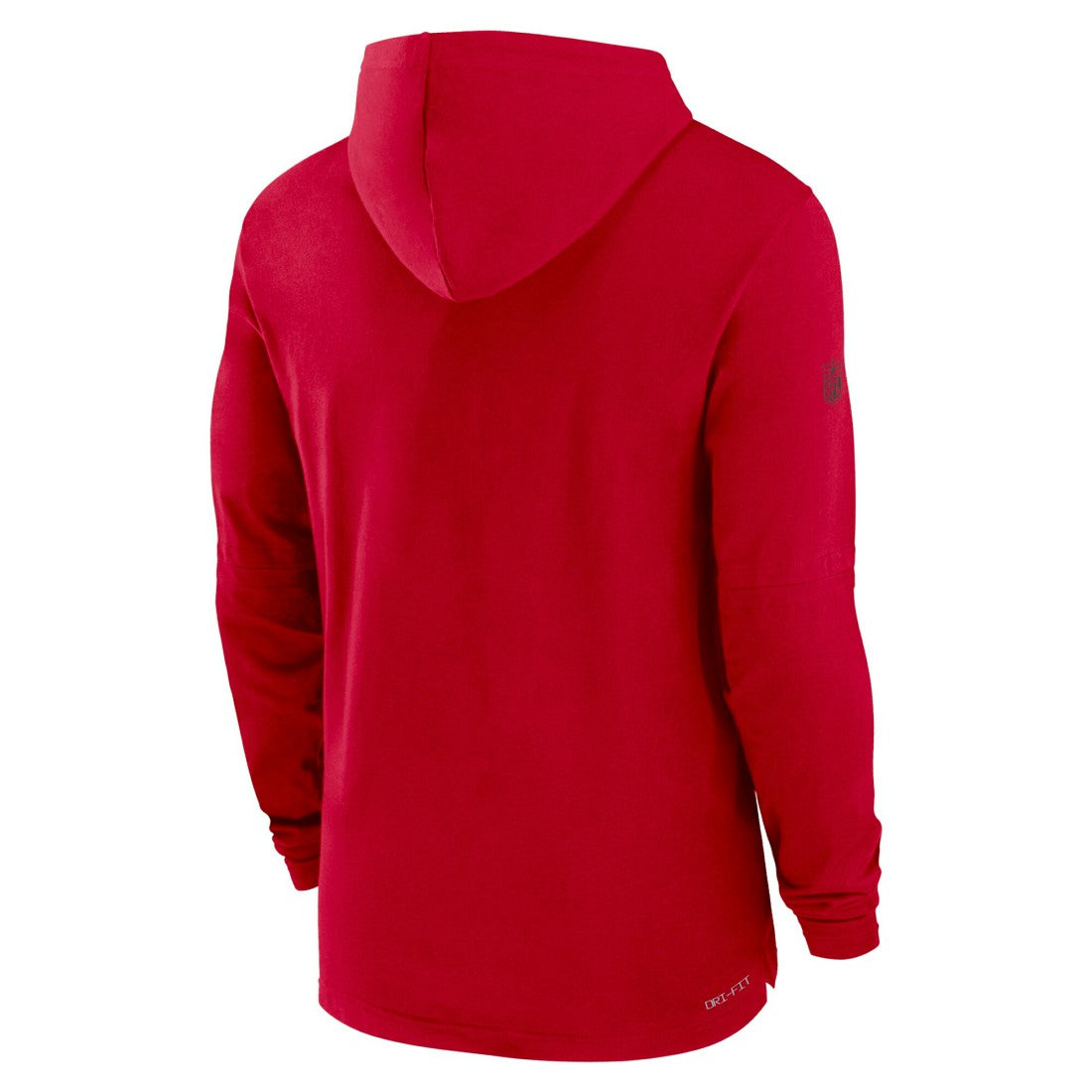 Tampa Bay Buccaneers Sideline Performance Long Sleeve Hoodie T-Shirt Red