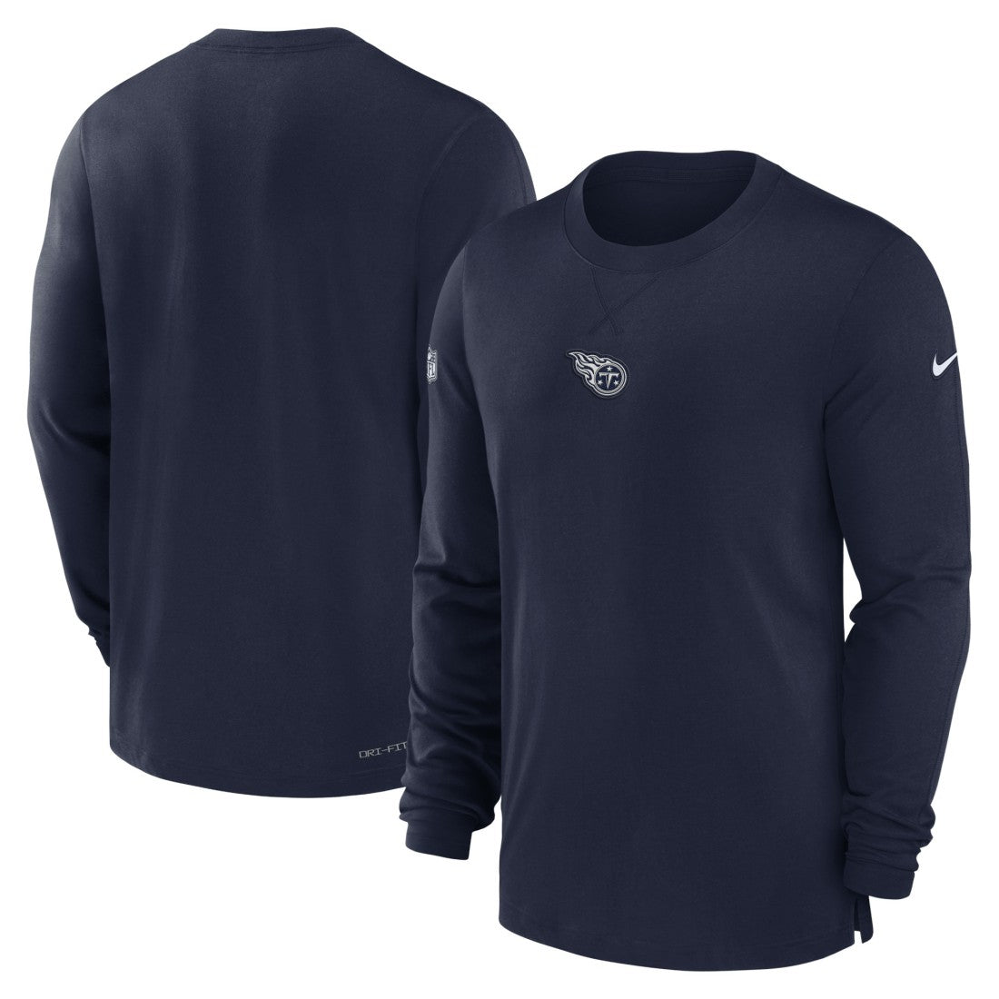 Tennessee Titans 2023 Sideline Performance Long Sleeve T-Shirt Navy