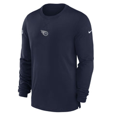 Tennessee Titans 2023 Sideline Performance Long Sleeve T-Shirt Navy