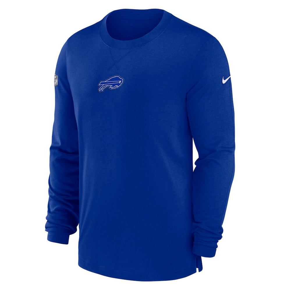 Buffalo Bills 2023 Sideline Performance Long Sleeve T-Shirt Royal