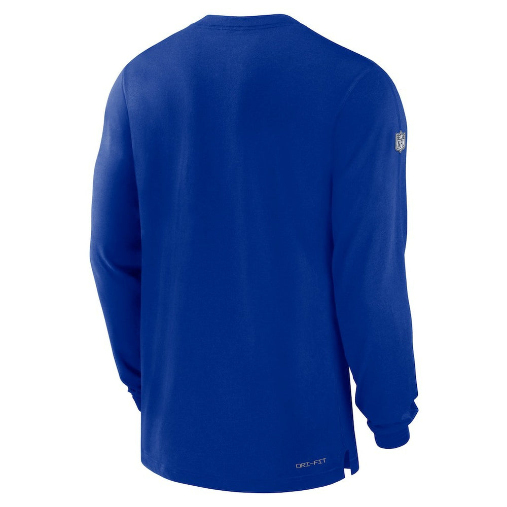 Buffalo Bills 2023 Sideline Performance Long Sleeve T-Shirt Royal