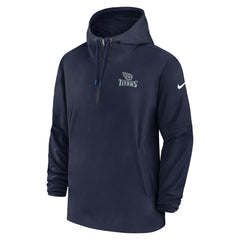 Tennessee Titans Sideline Half-Zip Hoodie Navy