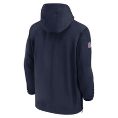 Tennessee Titans Sideline Half-Zip Hoodie Navy