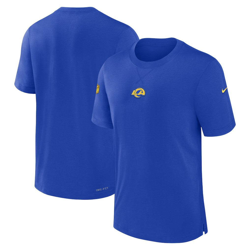 Los Angeles Rams 2023 Sideline Performance T-Shirt Royal