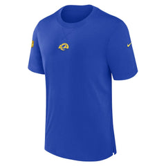 Los Angeles Rams 2023 Sideline Performance T-Shirt Royal