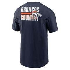 Denver Broncos Blitz Essential T-Shirt Navy