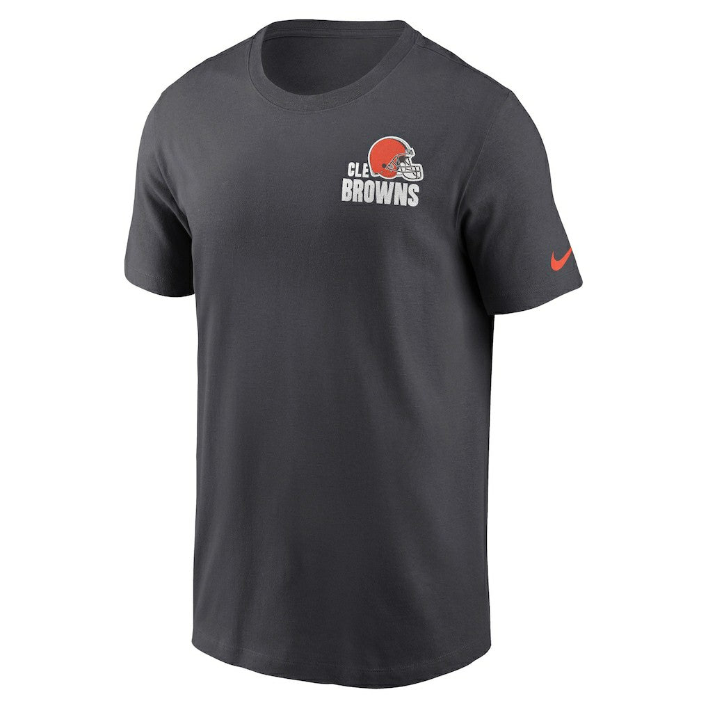 Cleveland Browns Blitz Essential T-Shirt Anthracite