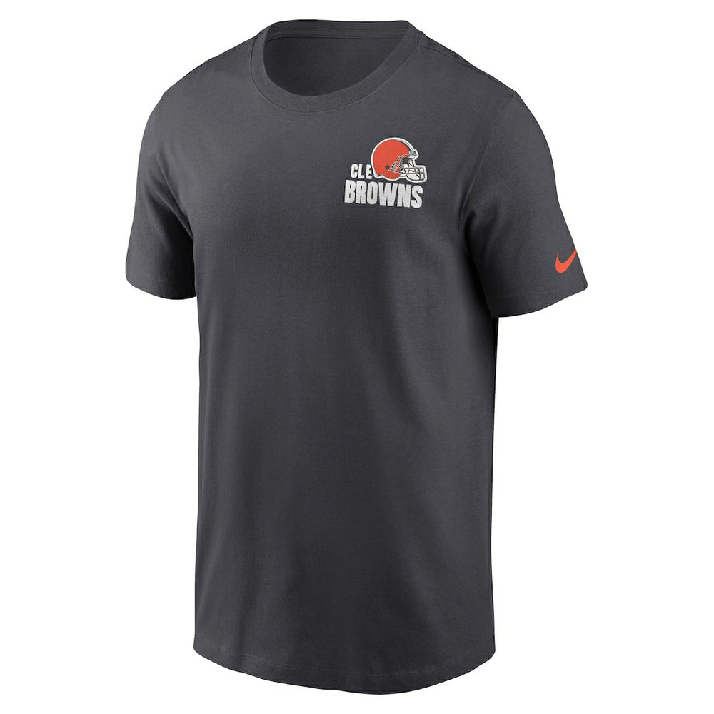 Cleveland Browns Blitz Essential T-Shirt Anthracite