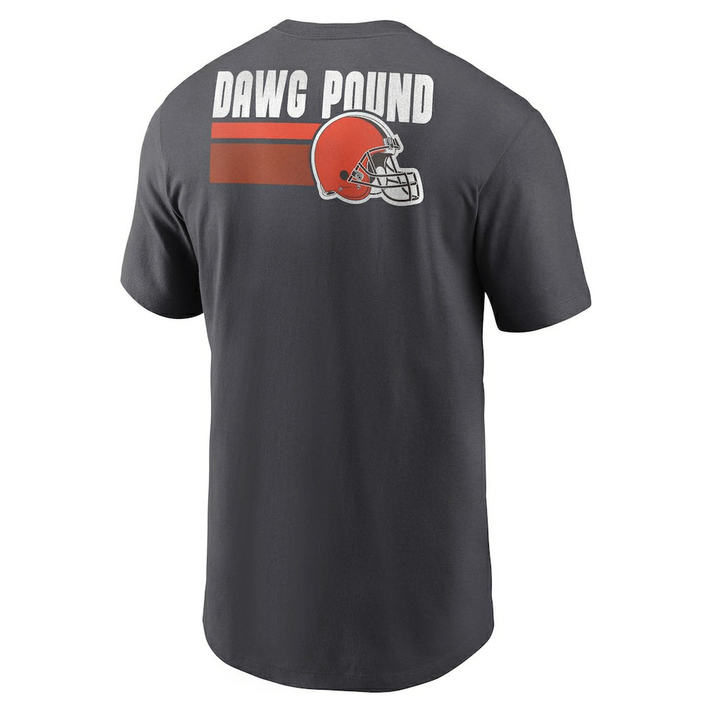Cleveland Browns Blitz Essential T-Shirt Anthracite