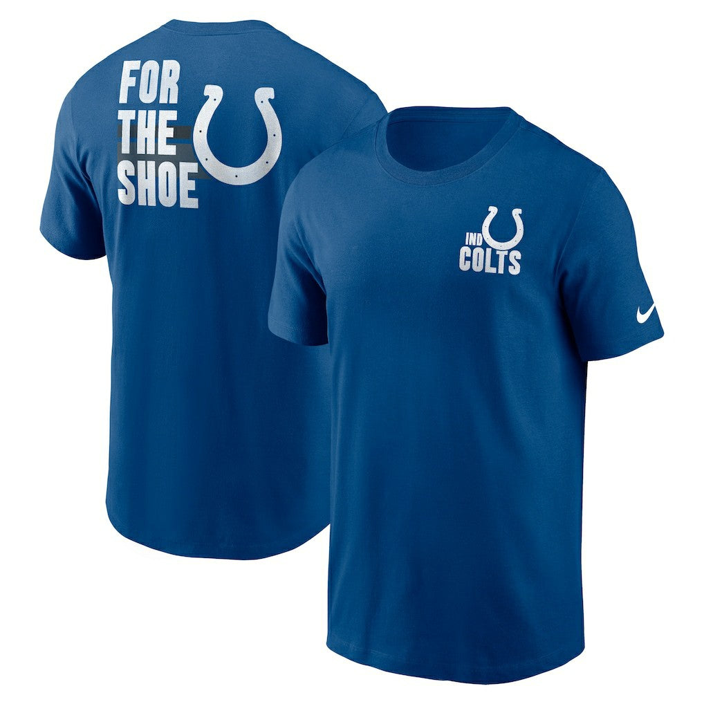 Indianapolis Colts Blitz Essential T-Shirt Blue