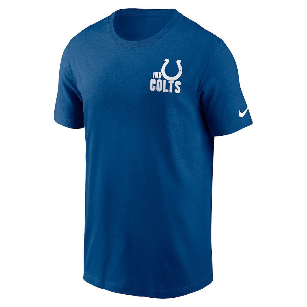 Indianapolis Colts Blitz Essential T-Shirt Blue