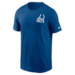 Indianapolis Colts Blitz Essential T-Shirt Blue