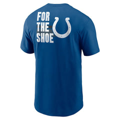 Indianapolis Colts Blitz Essential T-Shirt Blue