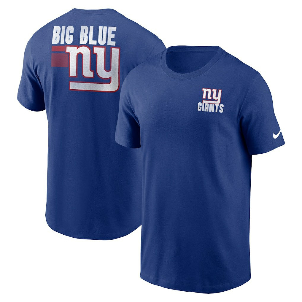 New York Giants Blitz Essential T-Shirt Royal
